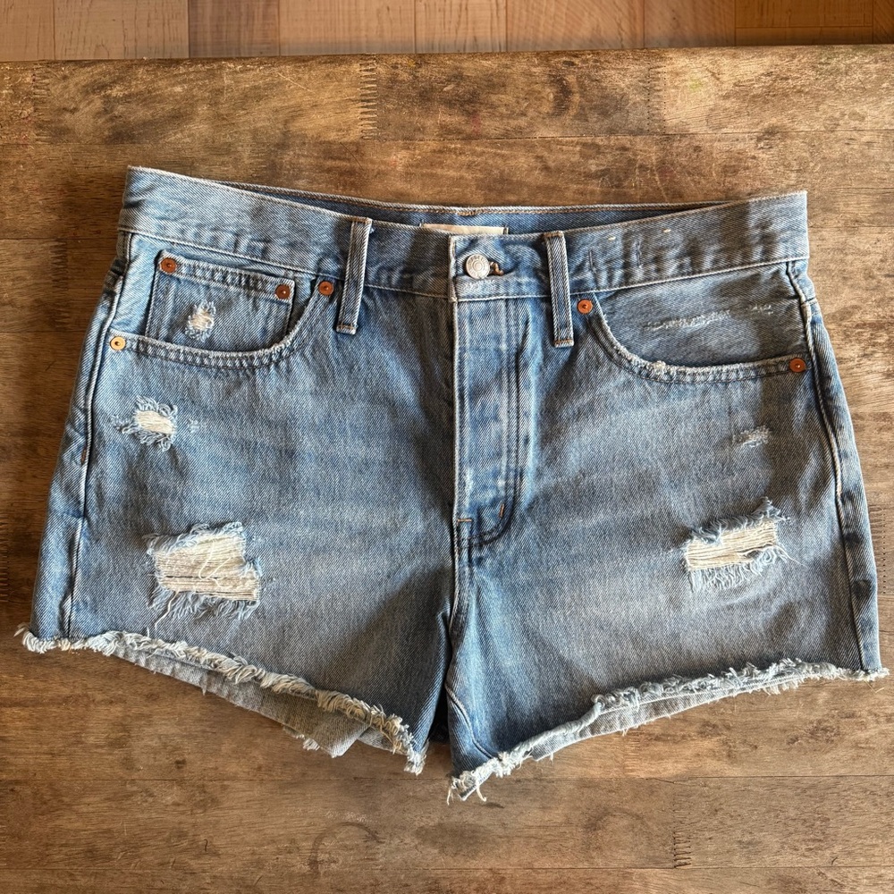 MADEWELL RELAXED DENIM SHORTS